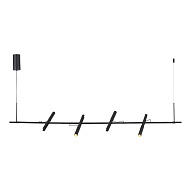 SL6210.403.04 Светильник подвесной ST-Luce Черный/Черный, Золотистый LED 4*3W 3000K ЛИЛИТ 500_191_2949032